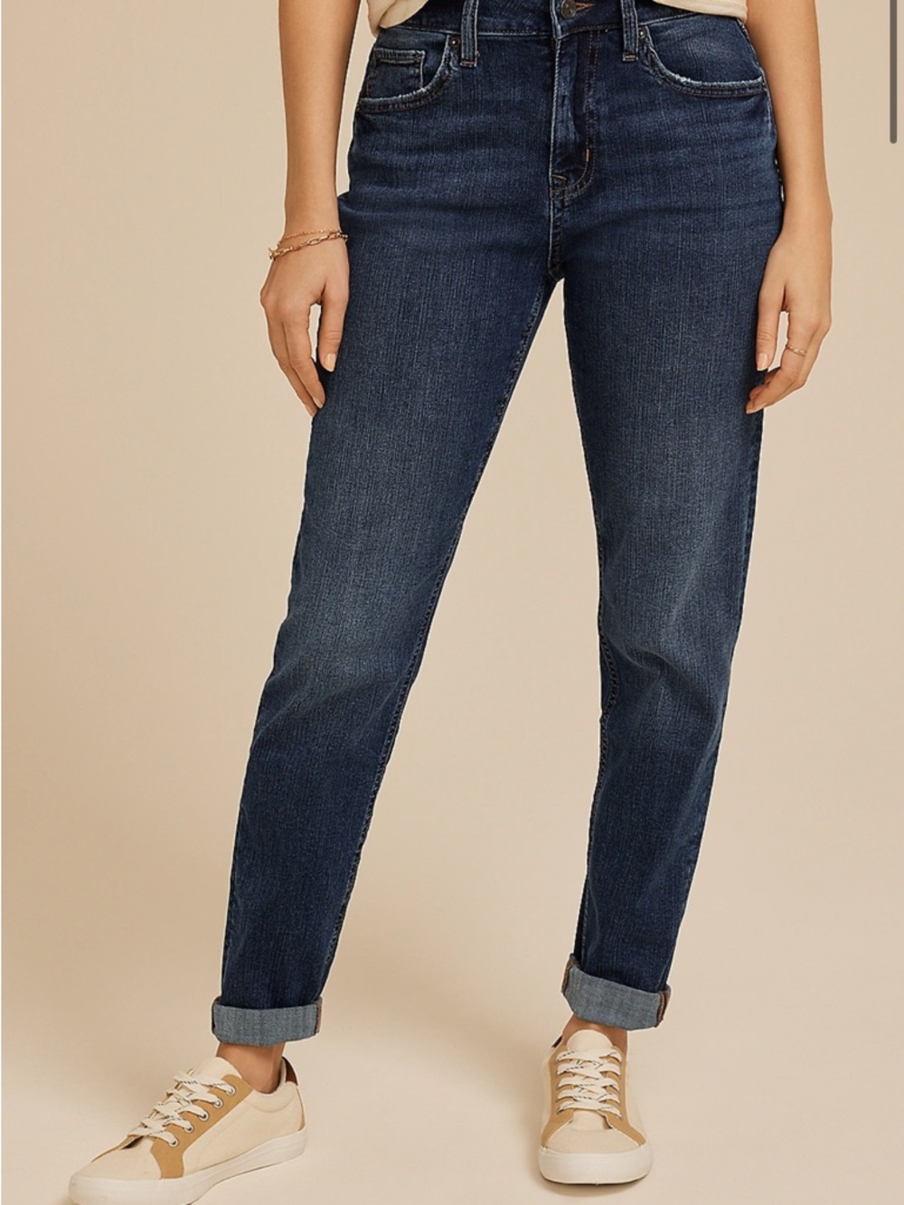 m jeans by maurices Classic High Rise Dark Taper Jean